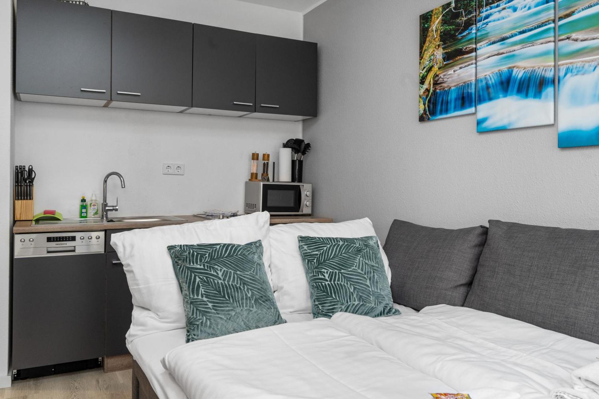 Messe, Monteure, Budget - Einfache Komfortable 2 Personen Wohnung Duisbourg Extérieur photo